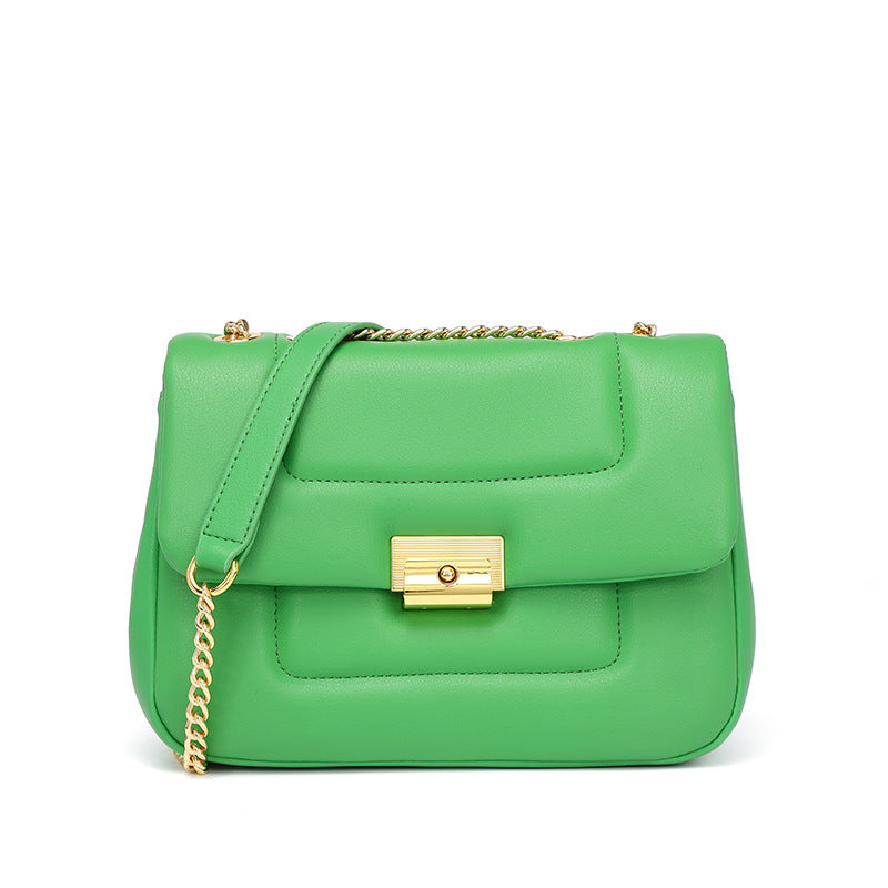 Bolsa Feminina Transversal em Couro Legítimo – Design Retrô com Tampa Elegante