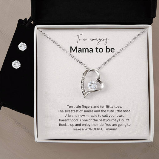 Mother to Be Gift/ Mother's Day Gift/ Mamma to Be Forever Love Necklace