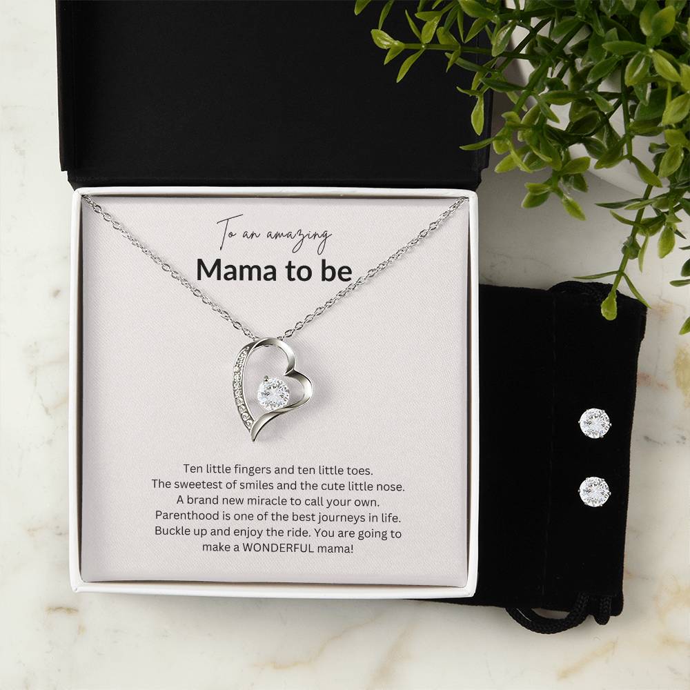 Mother to Be Gift/ Mother's Day Gift/ Mamma to Be Forever Love Necklace