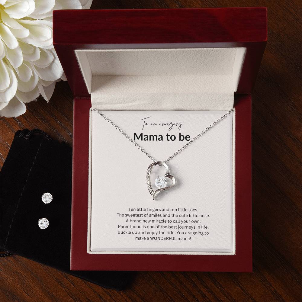 Mother to Be Gift/ Mother's Day Gift/ Mamma to Be Forever Love Necklace