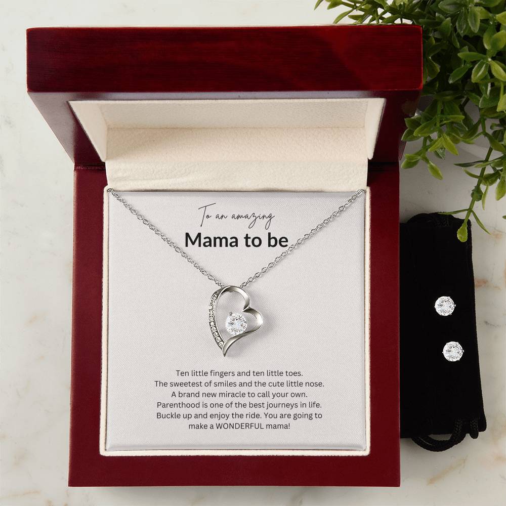 Mother to Be Gift/ Mother's Day Gift/ Mamma to Be Forever Love Necklace