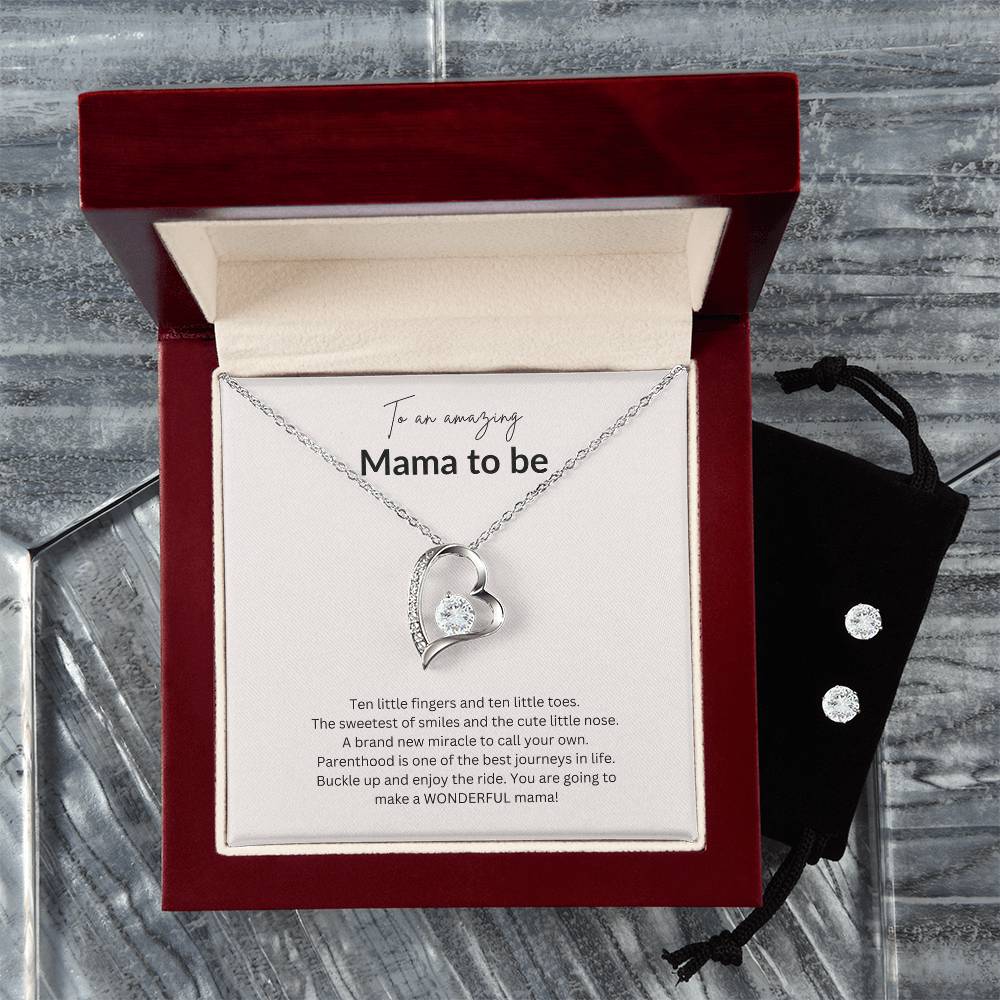 Mother to Be Gift/ Mother's Day Gift/ Mamma to Be Forever Love Necklace